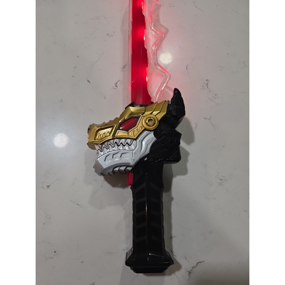 Power Rangers Dino Fury Ryusouken Chromafury 18" Saber Sword Lights & Sound 2021 - Picture 5 of 8